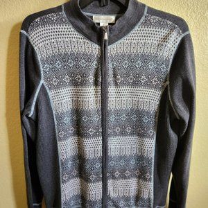 Christopher & Banks Full Zip Sweater XL